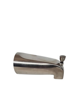 Delta RP61357BN Bathtub Spout with Pull-Up Diverter – Brushed Nickel – 5-3/8" Sl